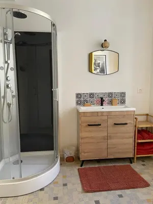 Salle de bains dans l'établissement Maison Familiale Les Tilleuls