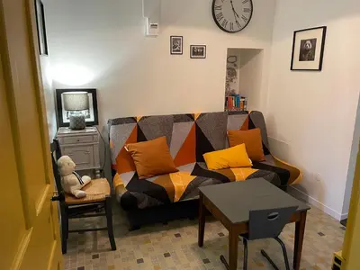Coin salon dans l'établissement Maison Familiale Les Tilleuls