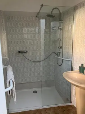 Salle de bains dans l'établissement Maison Familiale Les Tilleuls