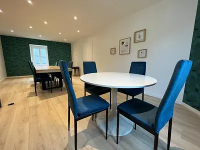 Coin salon dans l'établissement Cœur de Loire
