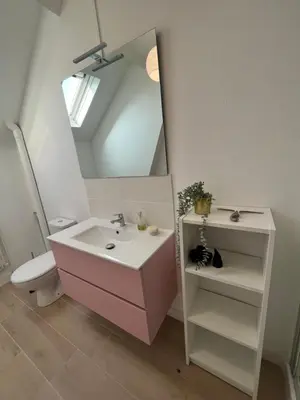 Salle de bains dans l'établissement Cœur de Loire