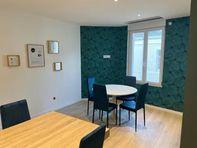 Coin salon dans l'établissement Cœur de Loire