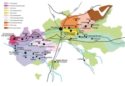 Plan de l'établissement Gîte au bord du Cher 