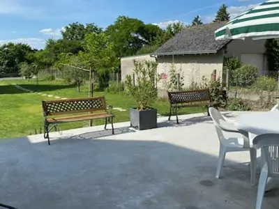 Jardin de l'établissement Gîte au bord du Cher 