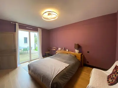 Un ou plusieurs lits dans un hébergement de l'établissement Le Paddock - 24h Le Mans - luxueuse - 250m2 - 8 pers - Circuit à 10 min