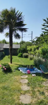 Jardin de l'établissement Maison de ville - Proche gare