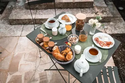 Nourriture dans le B&B/chambre d'hôtes ou à proximité