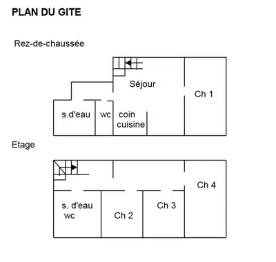 Plan de l'établissement La maison de marguerite