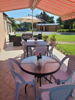 Jardin de l'établissement Chez Jo