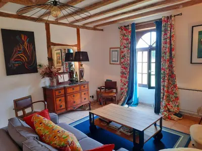 Coin salon dans l'établissement La Ferme Neuve