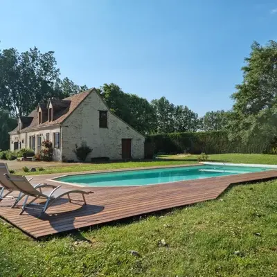 L'Aupinouse Chambre double ( ou triple ) Bouton d'Or avec salle d'eau privative