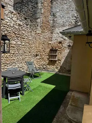 Terrasse ou espace extérieur de l'établissement La Petite Rochambelle (hyper centre-ville)