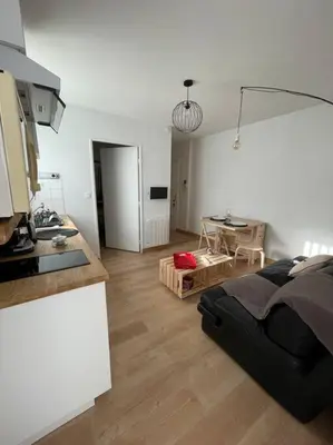 Cuisine ou kitchenette dans l'établissement Marengo to Le Mans