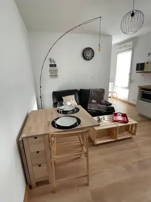 Cuisine ou kitchenette dans l'établissement Marengo to Le Mans