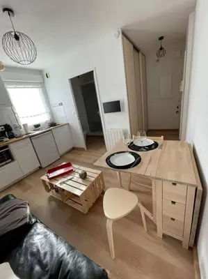 Cuisine ou kitchenette dans l'établissement Marengo to Le Mans