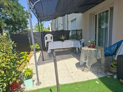 Jardin de l'établissement Maison au calme a Arnage