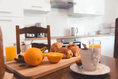 Nourriture dans l'appartement ou à proximité