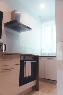 Cuisine ou kitchenette dans l'établissement Le Pop Art- Petit nid douillet