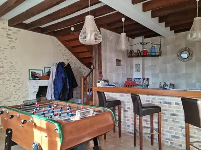 Plan de l'établissement L'Aupinouse Chambre double Chardon, au 1er étage avec salle d'eau privative