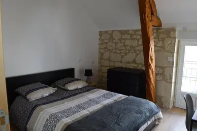 Un ou plusieurs lits dans un hébergement de l'établissement La Grange de l'Olive