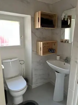 Salle de bains dans l'établissement Chez Jessica