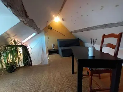 Coin salon dans l'établissement Maison entre Loire et châteaux