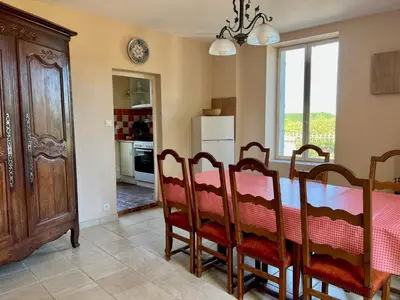 Cuisine ou kitchenette dans l'établissement Villa de charme tourangelle