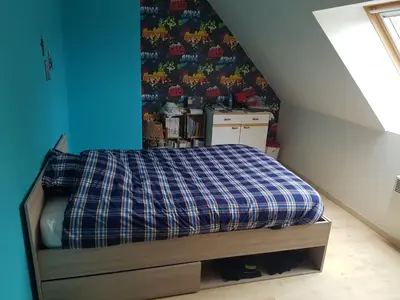 Un ou plusieurs lits dans un hébergement de l'établissement Chambres chez l'habitant