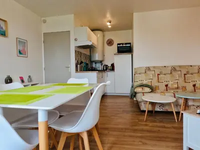 Cuisine ou kitchenette dans l'établissement Appartement Cosy Joué-Les-Tours