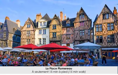 Clients de l'établissement Gite Au Coeur de Tours, familial avec jardin au calme, parking